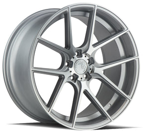 Aodhan AFF3 20X9 5X114.3 +32 Offset Wheel - Gloss Silver Machined Face - Aodhan Aftermarket Wheel