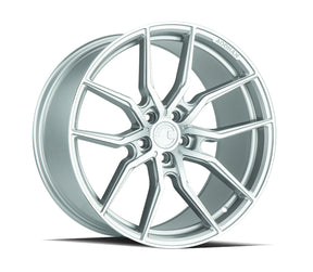 Aodhan AFF1 20X10.5 5X114.3 +45 Offset Wheel - Gloss Silver Machined Face - Aodhan Aftermarket Wheel