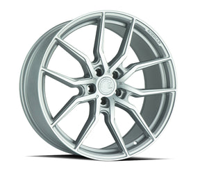 Aodhan AFF1 20X9 5X120 +30 Offset Wheel - Gloss Silver Machined Face - Aodhan Aftermarket Wheel