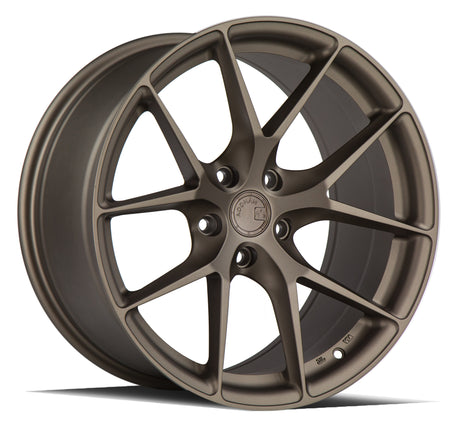 Aodhan AFF7 18X9.5 5X120 +35 Offset Wheel - Matte Bronze - Aodhan Aftermarket Wheel