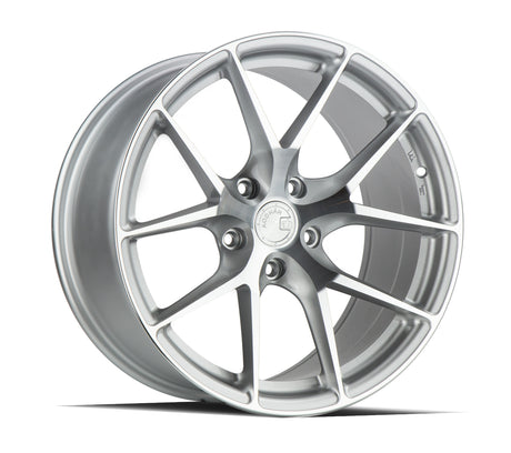 Aodhan AFF7 18X9.5 5X114.3 +35 Offset Wheel - Gloss Silver Machined Face - Aodhan Aftermarket Wheel