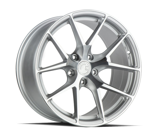 Aodhan AFF7 18X9.5 5X114.3 +35 Offset Wheel - Gloss Silver Machined Face - Aodhan Aftermarket Wheel