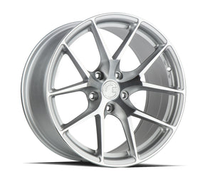 Aodhan AFF7 18X9.5 5X120 +35 Offset Wheel - Gloss Silver Machined Face - Aodhan Aftermarket Wheel