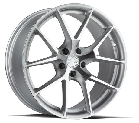 Aodhan AFF7 19X8.5 5X114.3 +35 Offset Wheel - Gloss Silver Machined Face - Aodhan Aftermarket Wheel