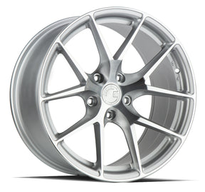 Aodhan AFF7 20X9 5X114.3 +30 Offset Wheel - Gloss Silver Machined Face - Aodhan Aftermarket Wheel