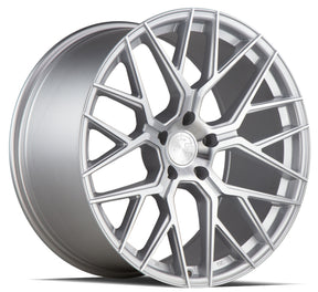 Aodhan AFF9 20X10.5 5X112 +35 Offset Wheel - Gloss Silver Machined Face - Aodhan Aftermarket Wheel