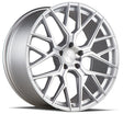 Aodhan AFF9 20X9 5X114.3 +30 Offset Wheel - Gloss Silver Machined Face - Aodhan Aftermarket Wheel