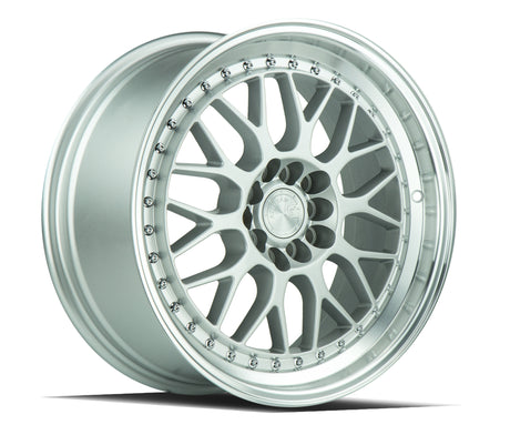 Aodhan AH02 17X8 5X100/114.3 +35 Offset Wheel - Silver w/ Machined Lip - Aodhan Aftermarket Wheel