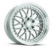 Aodhan AH02 18X8.5 5X114.3 +35 Offset Wheel - Silver w/ Machined Lip - Aodhan Aftermarket Wheel