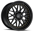 Aodhan AH02 18X9.5 5X100 +35 Offset Wheel - Gloss Black ( Gold Rivet) - Aodhan Aftermarket Wheel
