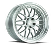 Aodhan AH02 18X9.5 5X100 +35 Offset Wheel - Silver w/ Machined Lip - Aodhan Aftermarket Wheel