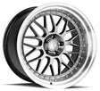 Aodhan AH02 19X11 5X114.3 +15 Offset Wheel - Hyper Black w/ Machined Lip - Aodhan Aftermarket Wheel