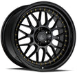 Aodhan AH02 19X8.5 5X114.3 +35 Offset Wheel - Gloss Black ( Gold Rivet) - Aodhan Aftermarket Wheel