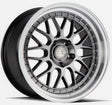 Aodhan AH02 19X8.5 5X114.3 +35 Offset Wheel - Hyper Black w/ Machined Lip - Aodhan Aftermarket Wheel