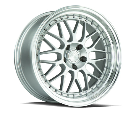 Aodhan AH02 19X9.5 5X114.3 +30 Offset Wheel - Silver w/ Machined Lip - Aodhan Aftermarket Wheel