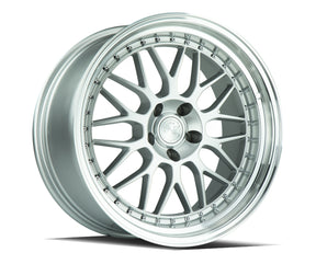 Aodhan AH02 19X9.5 5X114.3 +22 Offset Wheel - Silver w/ Machined Lip - Aodhan Aftermarket Wheel