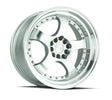 Aodhan AH03 17X9 5X100/114.3 +25 Offset Wheel - Silver w/Machined Face - Aodhan Aftermarket Wheel