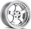Aodhan AH03 19X11 5X114.3 +22 Offset Wheel - Silver w/Machined Face - Aodhan Aftermarket Wheel