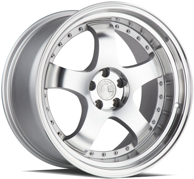 Aodhan AH03 19X11 5X114.3 +22 Offset Wheel - Silver w/Machined Face - Aodhan Aftermarket Wheel