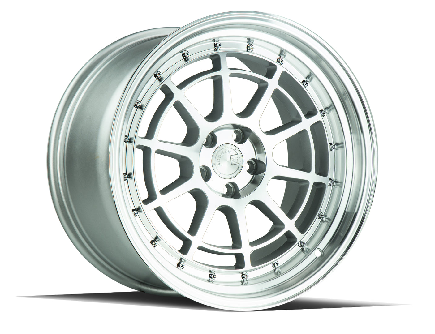 Aodhan AH04 18X9.5 5X114.3 +30 Offset Wheel - Silver w/Machined Face - Aodhan Aftermarket Wheel