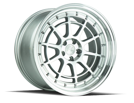 Aodhan AH04 18X9.5 5X114.3 +30 Offset Wheel - Silver w/Machined Face - Aodhan Aftermarket Wheel
