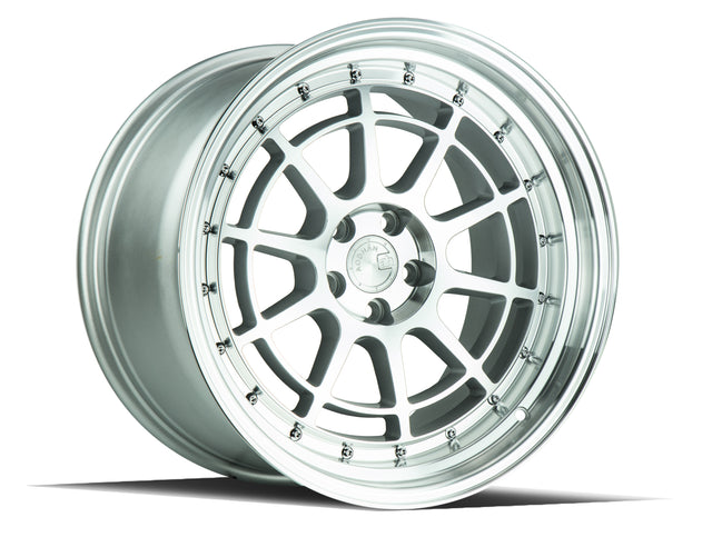Aodhan AH04 18X9.5 5X114.3 +30 Offset Wheel - Silver w/Machined Face - Aodhan Aftermarket Wheel