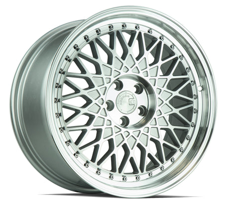 Aodhan AH05 18X8.5 5X114.3 +35 Offset Wheel - Silver w/Machined Face - Aodhan Aftermarket Wheel