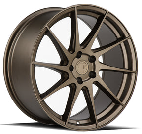 Aodhan AH09 (Driver Side) 18X8.5 5X114.3 +35 Offset Wheel - Matte Bronze - Aodhan Aftermarket Wheel
