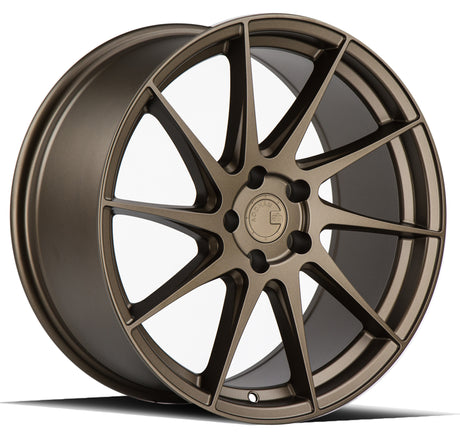 Aodhan AH09 (Driver Side) 18X8.5 5X112 +35 Offset Wheel - Matte Bronze - Aodhan Aftermarket Wheel