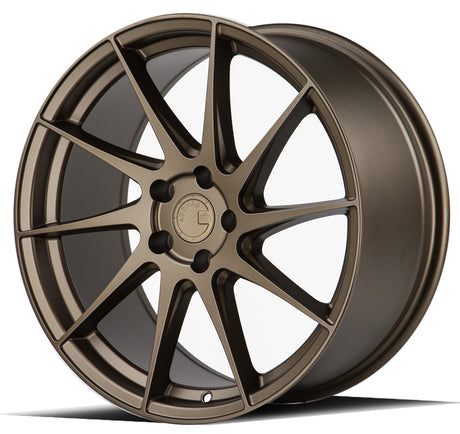 Aodhan AH09 (Passenger Side) 18X8.5 5X114.3 +35 Offset Wheel - Matte Bronze - Aodhan Aftermarket Wheel
