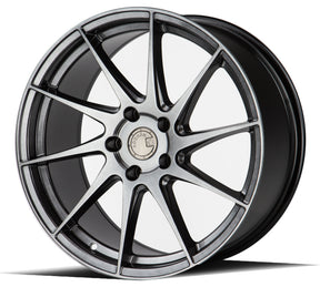 Aodhan AH09 (Passenger Side) 18X8.5 5X108 +35 Offset Wheel - Hyper Black - Aodhan Aftermarket Wheel