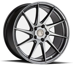 Aodhan AH09 (Driver Side) 18X8.5 5X112 +35 Offset Wheel - Hyper Black - Aodhan Aftermarket Wheel