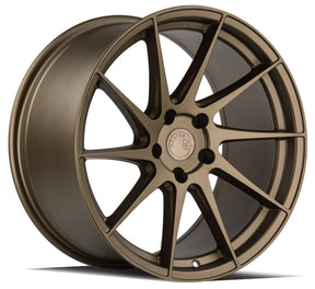 Aodhan AH09 (Driver Side) 18X9.5 5X112 +35 Offset Wheel - Matte Bronze - Aodhan Aftermarket Wheel