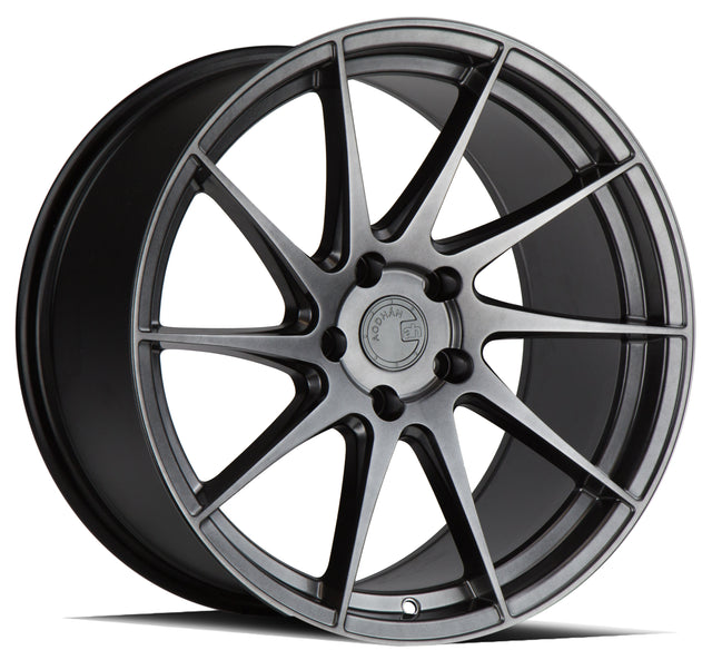Aodhan AH09 (Driver Side) 18X9.5 5X100 +35 Offset Wheel - Hyper Black - Aodhan Aftermarket Wheel
