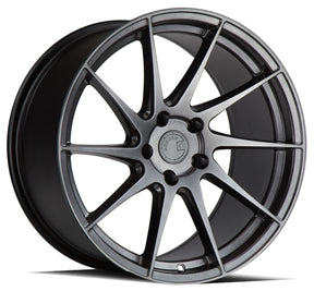 Aodhan AH09 (Driver Side) 18X9.5 5X114.3 +35 Offset Wheel - Hyper Black - Aodhan Aftermarket Wheel