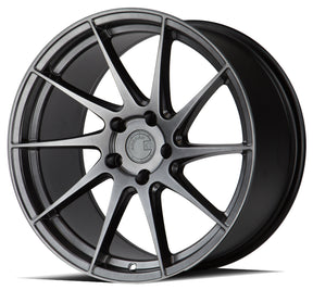 Aodhan AH09 (Passenger Side) 18X9.5 5X100 +35 Offset Wheel - Hyper Black - Aodhan Aftermarket Wheel