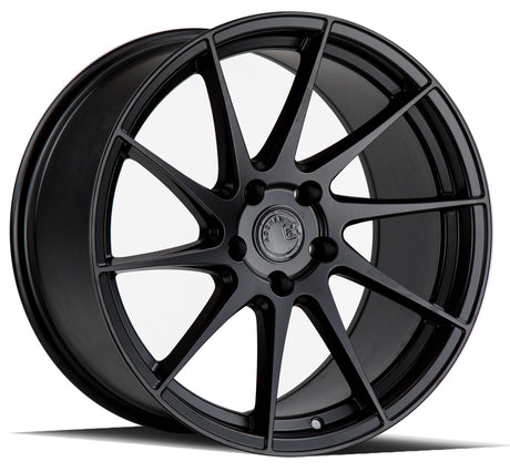 Aodhan AH09 (Driver Side) 18X8.5 5X100 +35 Offset Wheel - Matte Black - Aodhan Aftermarket Wheel