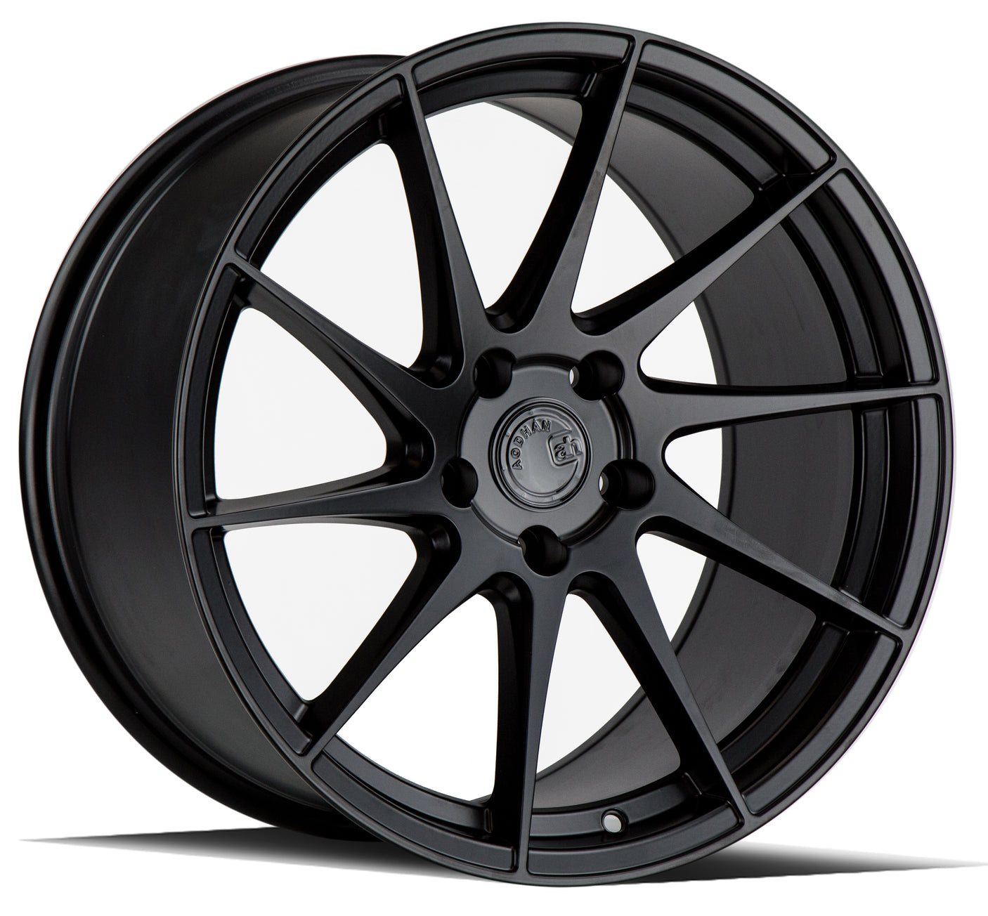 Aodhan AH09 (Driver Side) 18X9.5 5X112 +35 Offset Wheel - Matte Black - Aodhan Aftermarket Wheel