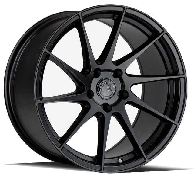 Aodhan AH09 (Driver Side) 18X9.5 5X112 +35 Offset Wheel - Matte Black - Aodhan Aftermarket Wheel