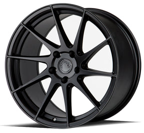 Aodhan AH09 (Passenger Side) 18X9.5 5X100 +35 Offset Wheel - Matte Black - Aodhan Aftermarket Wheel