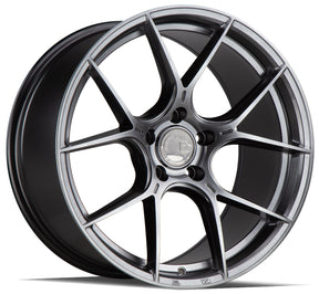 Aodhan AH-11 18X8.5 5X112 +35 Offset Wheel - Hyper Black - Aodhan Aftermarket Wheel