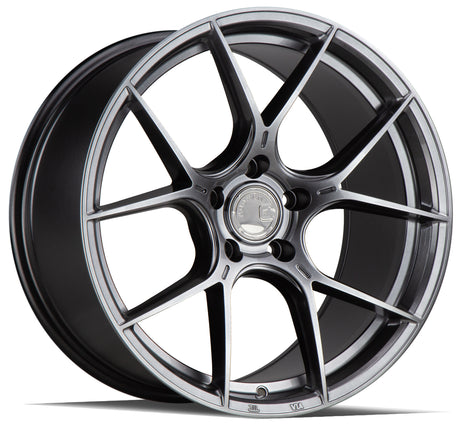 Aodhan AH-11 18X8.5 5X114.3 +35 Offset Wheel - Hyper Black - Aodhan Aftermarket Wheel