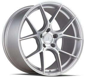 Aodhan AH-11 18X8.5 5X114.3 +35 Offset Wheel - Gloss Silver Machined Face - Aodhan Aftermarket Wheel