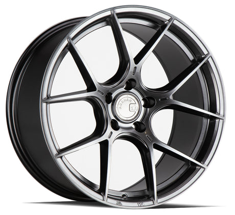 Aodhan AH-11 18X9.5 5X112 +35 Offset Wheel - Hyper Black - Aodhan Aftermarket Wheel
