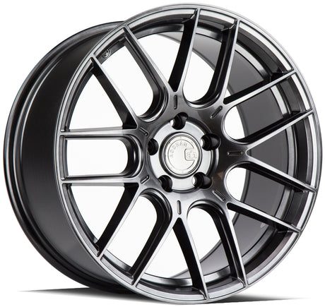 Aodhan AH-X 19X8.5 5X114.3 +35 Offset Wheel - Hyper Black