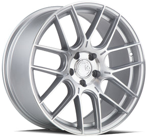 Aodhan AH-X 19X8.5 5X112 +35 Offset Wheel - Gloss Silver Machined Face