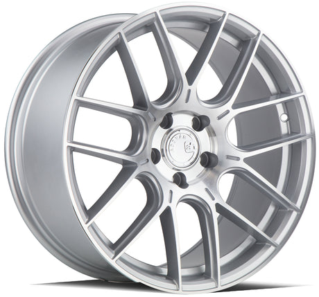 Aodhan AH-X 18X8.5 5X112 +35 Offset Wheel - Gloss Silver Machined Face