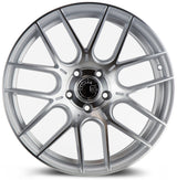 Aodhan AH-X 18X8.5 5X112 +35 Offset Wheel - Gloss Silver Machined Face