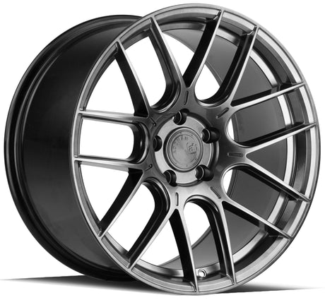 Aodhan AH-X 18X9.5 5X120 +35 Offset Wheel - Hyper Black
