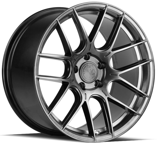Aodhan AH-X 18X9.5 5X114.3 +35 Offset Wheel - Hyper Black